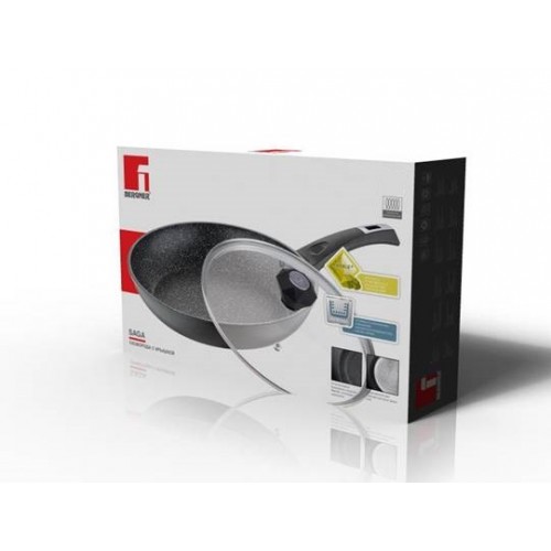 Keptuvė su dangčiu 26 x 5 cm Bergner BG-8397 - Image 2