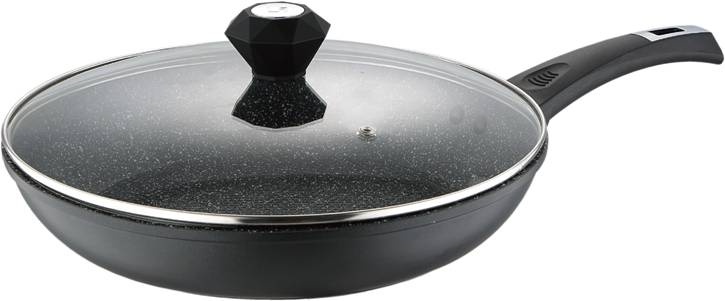 Keptuvė su dangčiu 28 x 5.3 cm Bergner BG-8398