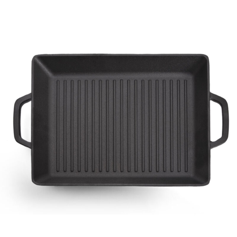 Fissman stačiakampė ketaus keptuvė grill 32,5x27х4 cm F-4136